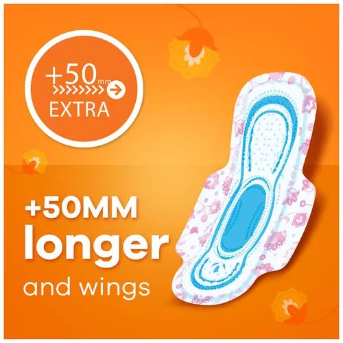 Whisper Choice Ultra Sanitary Pad - With Fresh Flower Scent, Protects From Stains XL 6 pcs - Image 6