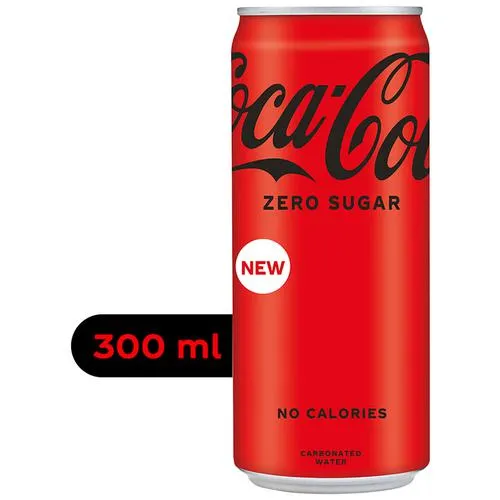 Coca Cola Zero Sugar Soft Drink 300 ml Can