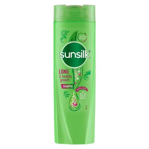 Sunsilk Long & Healthy Growth Shampoo – With Biotin Milk Protein & Argan Oil For Healthy Looking & Long Hair 180 ml
