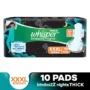 Whisper Bindazzz Nights Sanitary Pads - Wider Back Up To 0% Leak, Provides All Night Protection XXXL 10 pcs