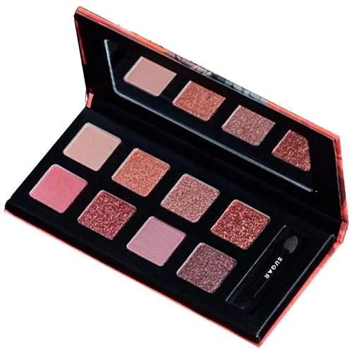 SUGAR Cosmetics Blend The Rules Eyeshadow Palette – Extra-Creamy Metallic & High-Foil Powder 10.4 g 03 Fantasy (Mauve)