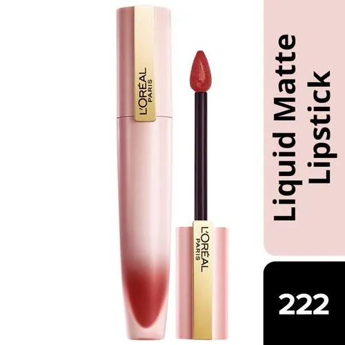L’OREAL PARIS Liquid Lipstick – Chiffon Signature Mask Friendly 7 ml 222 I Impassion