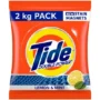 Tide Double Power Detergent Washing Powder - Top & Front Load Lemon & Mint 2 Kg