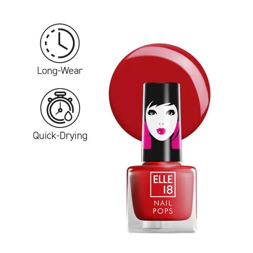 Elle 18 Nail Pops - Nail Colour Glossy Finish 5 ml Shade 171 - Image 4