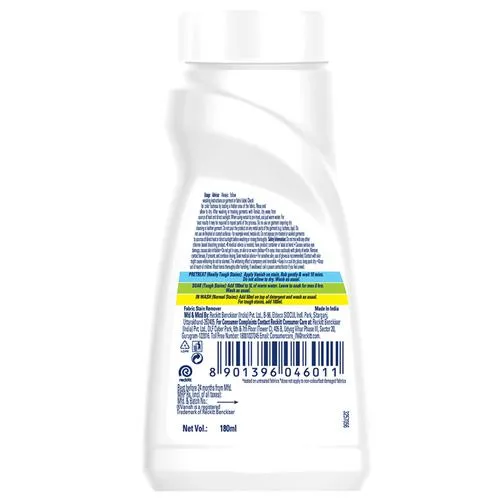 Vanish Oxi Action White Fabric Whitener 180 ml - Image 3