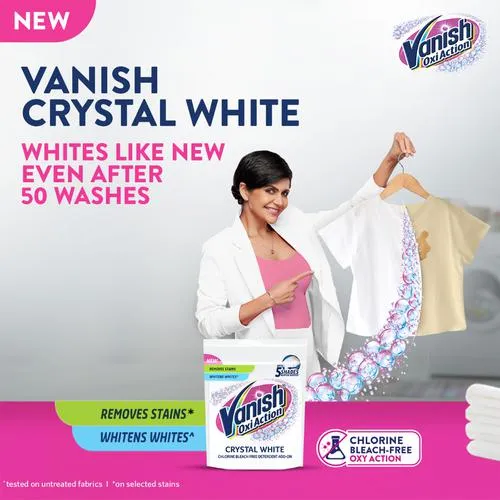 Vanish Oxi Action White Fabric Whitener 180 ml - Image 4