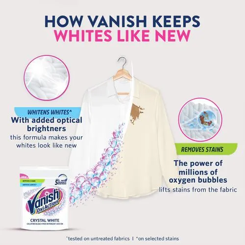 Vanish Oxi Action White Fabric Whitener 180 ml - Image 5