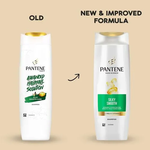 PANTENE Pro-V Advanced Hairfall Solution Shampoo - Silky Smooth Care Strengthens Roots 180 ml - Image 3