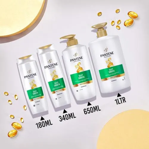 PANTENE Pro-V Advanced Hairfall Solution Shampoo - Silky Smooth Care Strengthens Roots 180 ml - Image 9