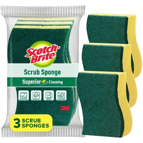 Scotch brite Scrub Sponges 3 pcs
