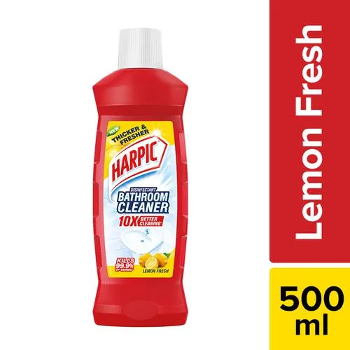 Harpic Disinfectant Bathroom Cleaner Liquid – Lemon Fresh 500 ml