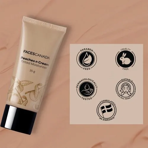 FACES CANADA Ultime Pro Peaches N Tinted Cream Moisturizer 35 g Light 01