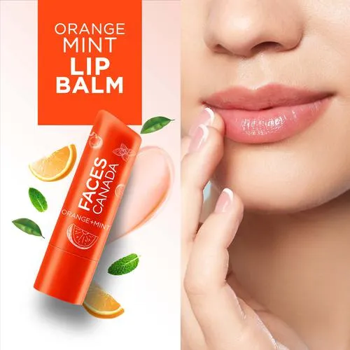 FACES CANADA Lip Balm - SPF 15 12 Hrs Moisture For Dry Chapped Lips 4.8 g Orange Mint - Image 6