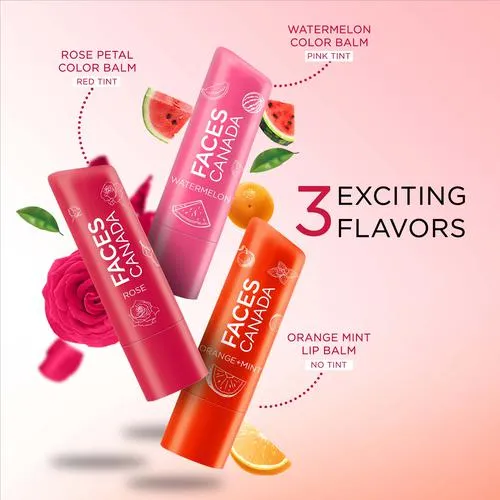 FACES CANADA Lip Balm - SPF 15 12 Hrs Moisture For Dry Chapped Lips 4.8 g Orange Mint - Image 7