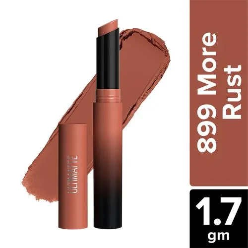 Maybelline New York Colour Sensational Ultimatte Lipstick - Highly Pigmented Lightweigh Formula 1.7 g 899 More Rust