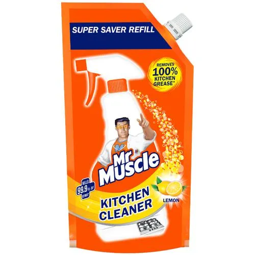 Mr. Muscle Kitchen Cleaner – Lemon 425 ml Refill Pouch