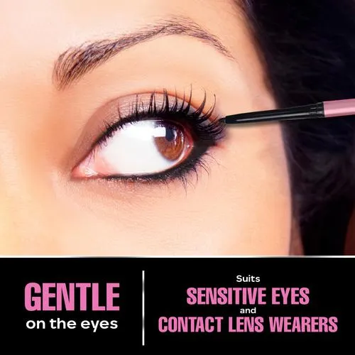 FACES CANADA Fresh Eyes Kajal - Rose Extracts Up To 24 Hrs Stay Waterproof 0.35 g Intense Black - Image 4