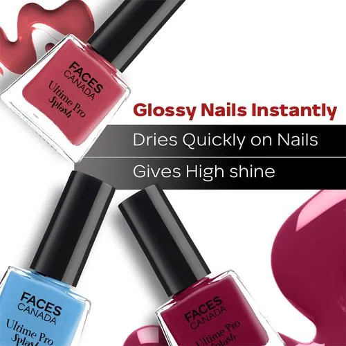 FACES CANADA Ultime Pro Splash Nail Enamel - Quick-Drying Long-Lasting 5 ml Voila 41 - Image 6