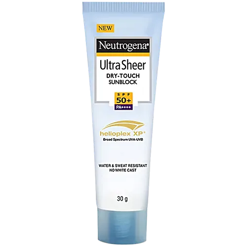Neutrogena Ultra-Sheer Dry Touch SPF 50 Sun Block 30 ml Tube - Image 2