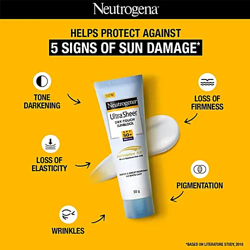 Neutrogena Ultra-Sheer Dry Touch SPF 50 Sun Block 30 ml Tube - Image 5