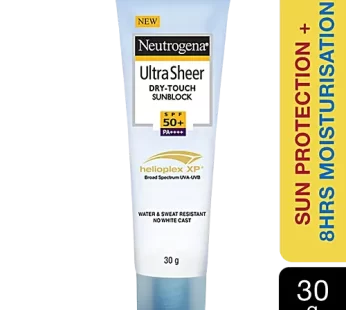 Neutrogena Ultra-Sheer Dry Touch SPF 50 Sun Block 30 ml Tube
