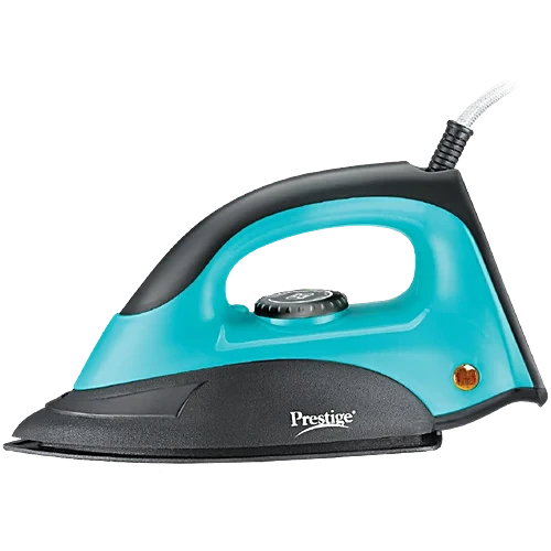 Prestige Magic Dry Iron 1000 W With Greblon Coated Sole Plate PDI 07 Black & Blue - Image 2