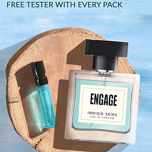 Engage Indigo Skies Eau De Parfum - For Men 100 ml