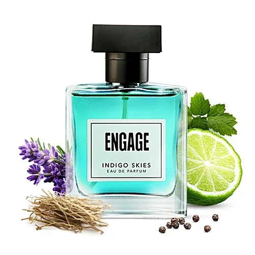 Engage Indigo Skies Eau De Parfum – For Men 100 ml