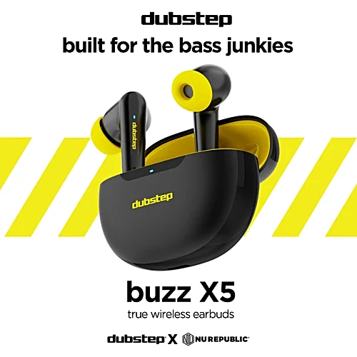 Dubstep Buzz X5 with 50 hrs Playtime X-Bass ENC 13mm Dynamic Drivers Hall Sensor Bluetooth (True Wireless) - Image 3