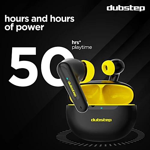 Dubstep Buzz X5 with 50 hrs Playtime X-Bass ENC 13mm Dynamic Drivers Hall Sensor Bluetooth (True Wireless) - Image 5