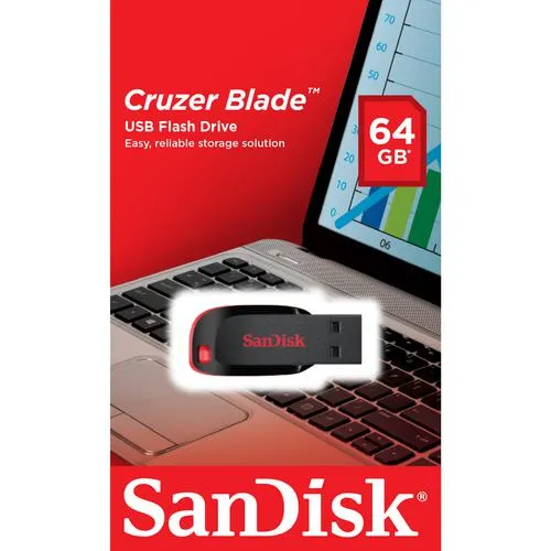 Sandisk 64GB Cruzer Blade USB Flash Drive