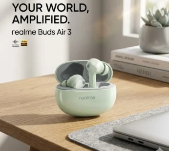 Realme Buds T110 TWS Earbuds – AI Noise Cancellation 38H Playback Country Green