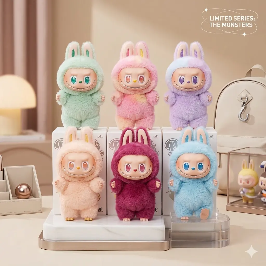 Labubu V3 Monsters Big Into Energy Series Vinyl Plush Pendant – Mystery Blind Box