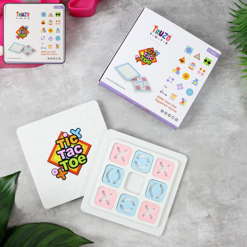 Premium Tic Tac Toe Classic Strategy Board Game for Kids (1 Set) - Buy Online at Alikart