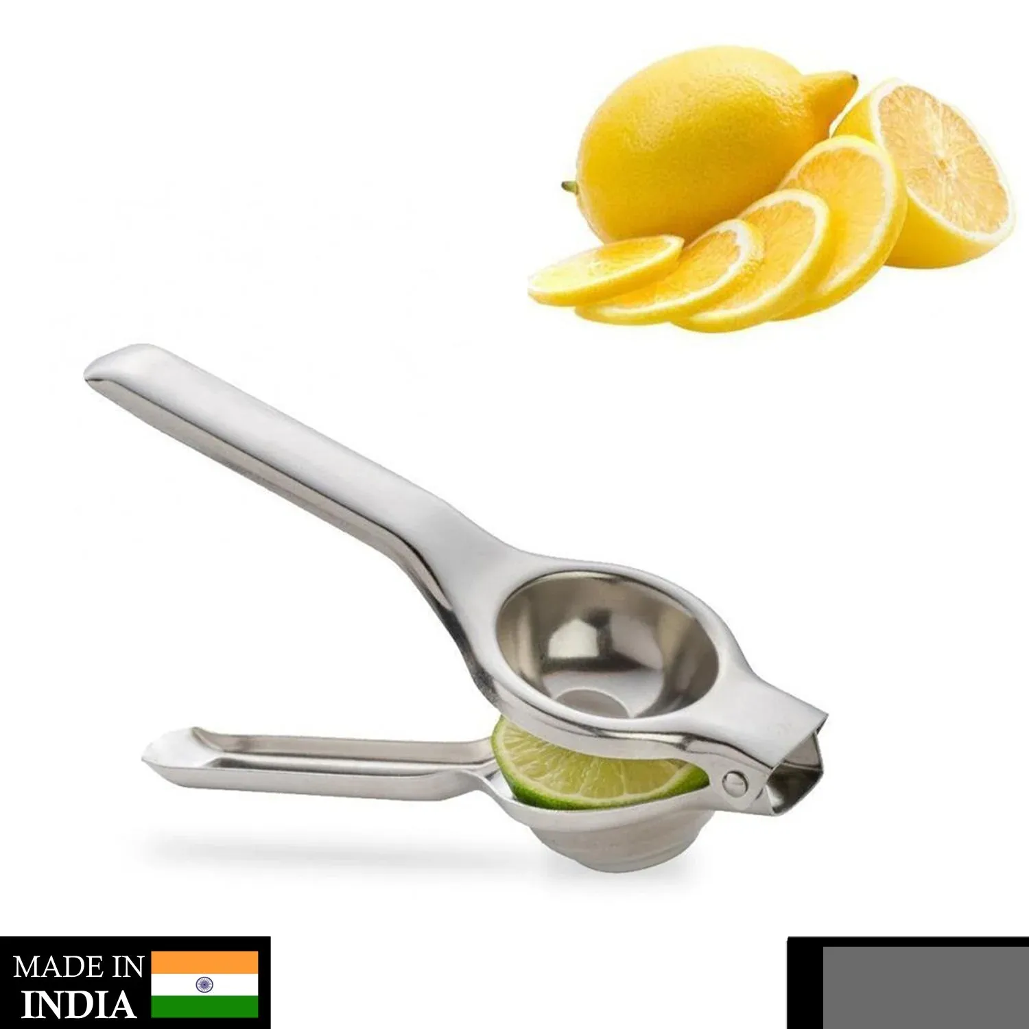 Stainless Steel Lemon Squeezer - Detailed Feature View 1