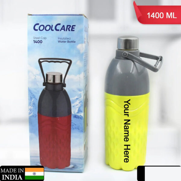 Custom Plastic Sports Insulated Water Bottle for Fridge, Office, School & Gym