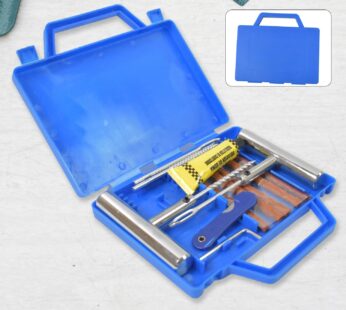 Portable Tire Repair Kit Tyre Repairing Tool Set with Box (13 Pcs Set)