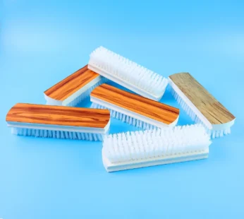 Veepee 6-Piece Washing and Cleaning Scrub Brush Set – (Multi-Color Bristles)