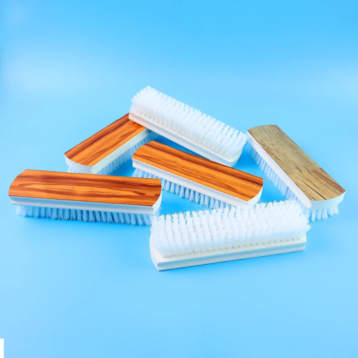 Premium Veepee 6-Piece Washing and Cleaning Scrub Brush Set – (Multi-Color Bristles) - Buy Online at Alikart