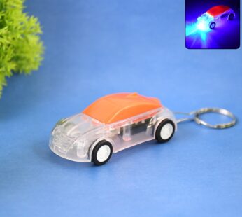 Mini Car Shape LED Keychain Light +(1 Pc, Random Color)