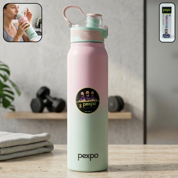 Pexpo Amaze Hot & Cold Insulated Stainless Steel Water Bottle – 1000 ML
