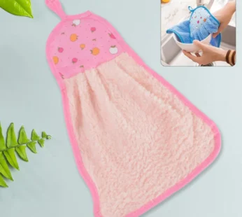 Microfiber Wash Basin Hanging Hand Kitchen Towel Napkin with Loop