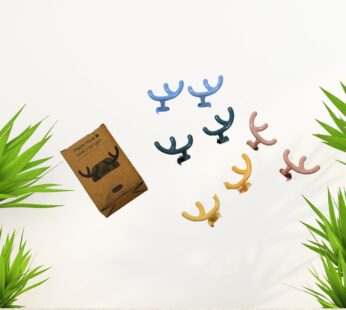 Plastic Wall Hanger Hook Wall Adhesive Hook Premium Quality Wall Hook (Pack Of 4pc)