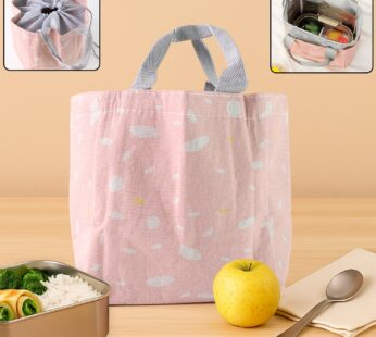 Lunch Bag for Women Men Insulated Lunch Bag (1 Pc / Mix Color & Design)
