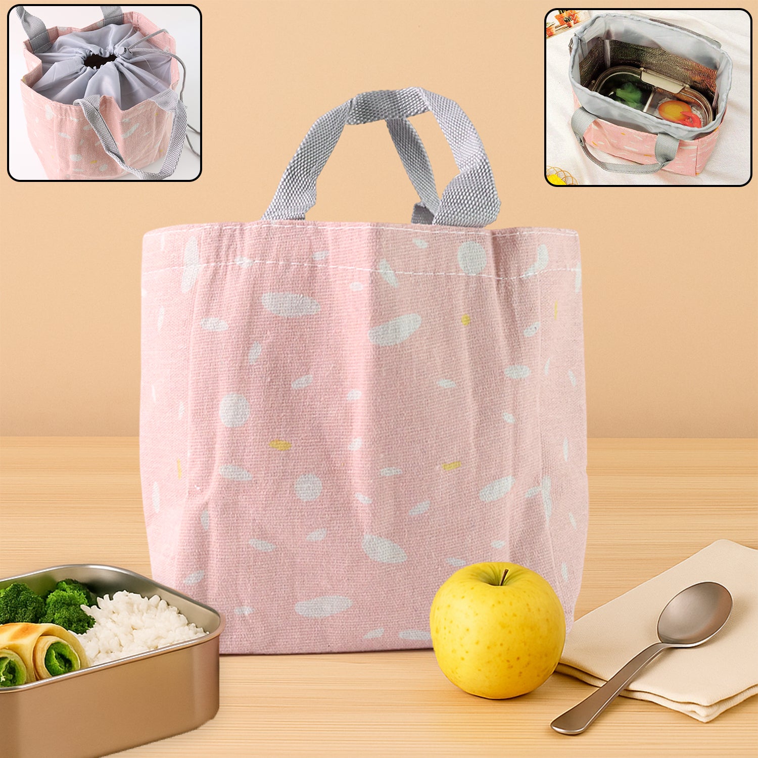 Premium Lunch Bag for Women Men Insulated Lunch Bag (1 Pc / Mix Color & Design) - Buy Online at Alikart