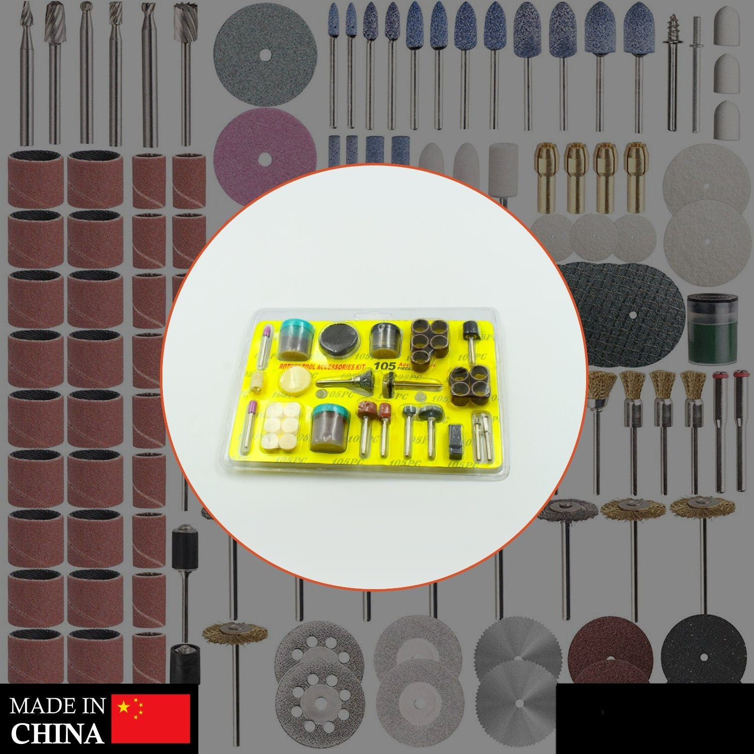 Rotary Tool Accessories Kit Mini Drill Bit Set - Detailed Feature View 1