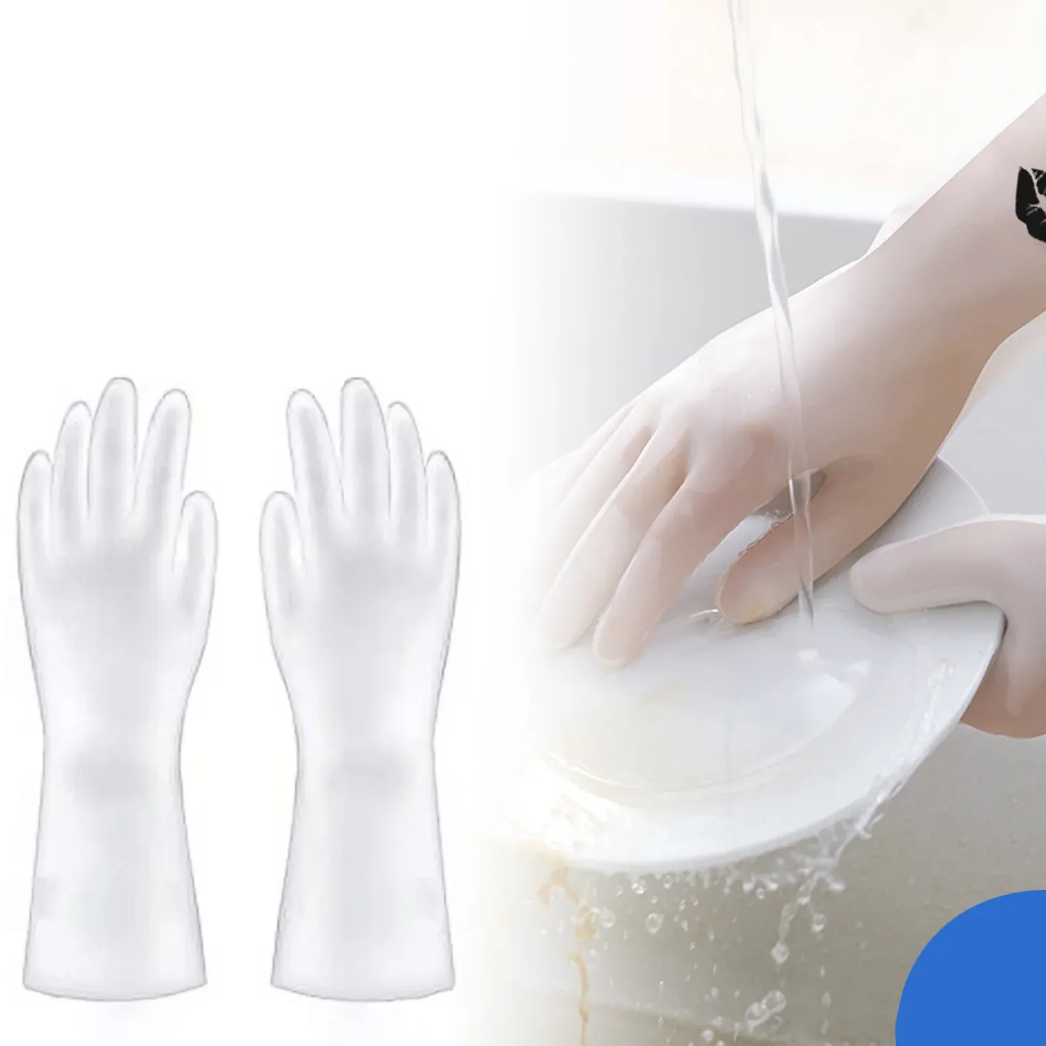 Premium Cleaning Gloves Hand Gloves for Kitchen Household (1 Pair) - Buy Online at Alikart