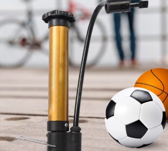 Hand Air Ball Pump – Portable Metal Inflator for Basketball, Soccer & More