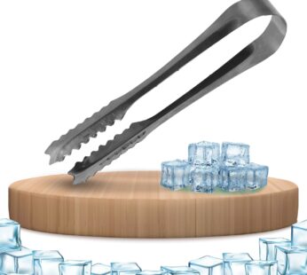 Stainless Steel Tong Lifting Ice Cubes, Sugar Cubes | Serving Tongs (13 Cm / 1 Pc)