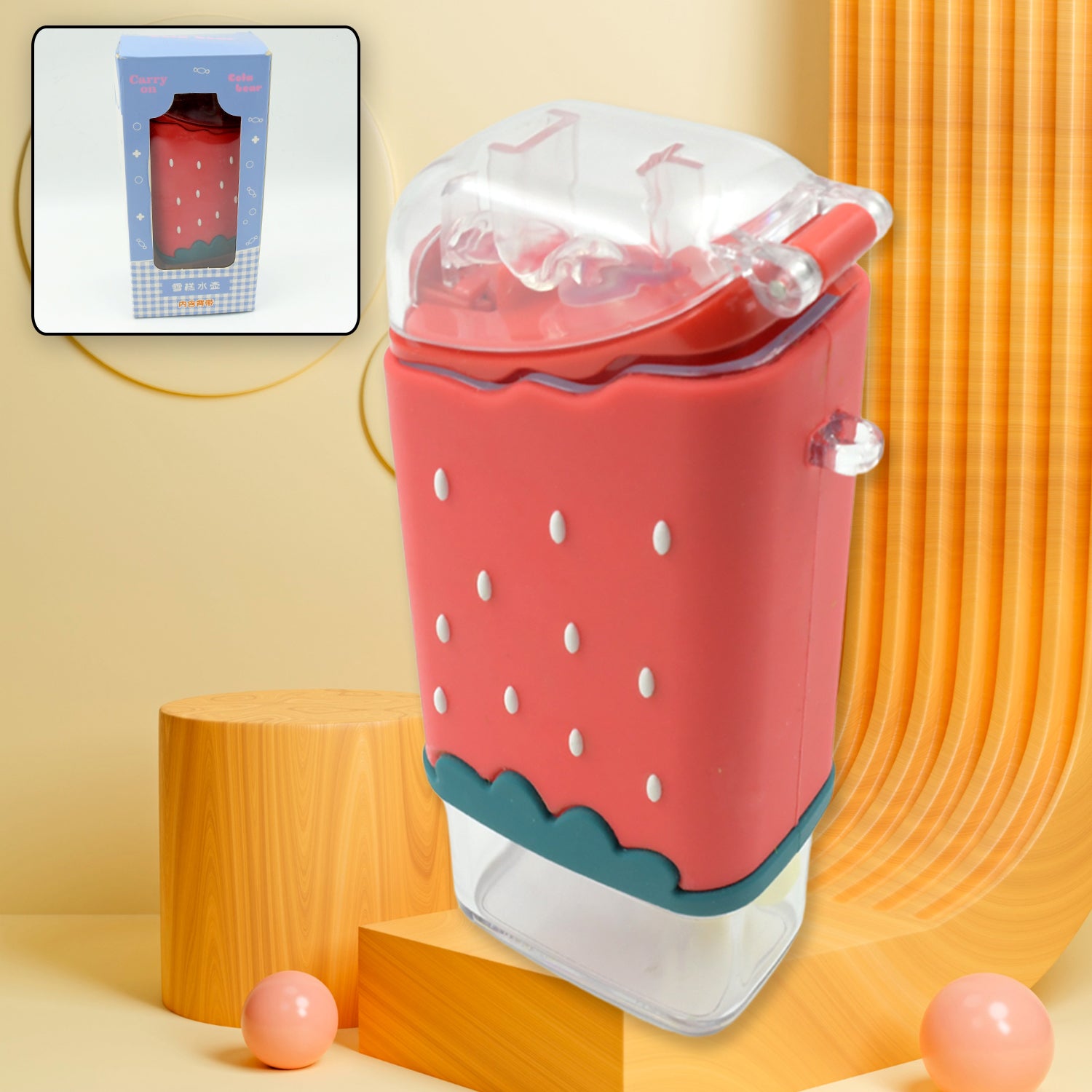 Portable Cute Water Bottle for Kid(300 ML) - Detailed Feature View 5